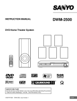 Sanyo DWM-2500 - Owners Manual 